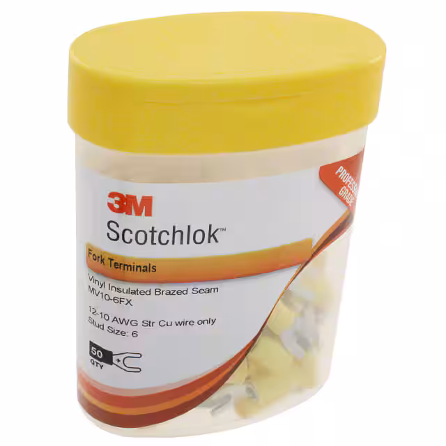 MV10-6FX-BOTTLE 3M  Spade Connectors